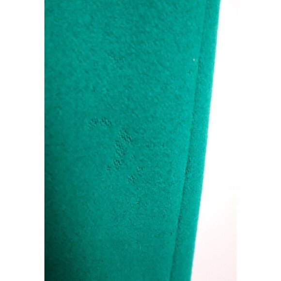 VINTAGE WOMEN'S BRIGHT GREEN WOOL COAT OVERCOAT - ASHLEY SCOTT - SIZE 8P PETITE - Picture 7 of 12
